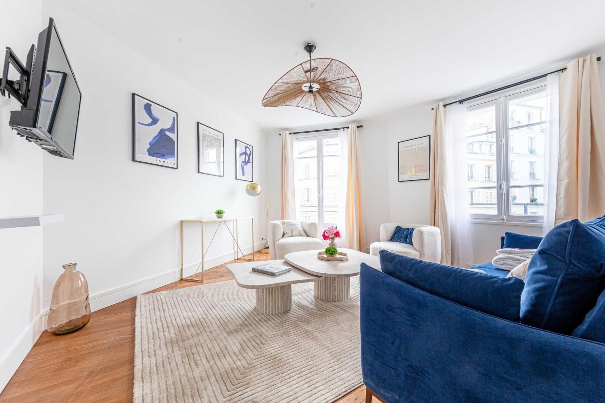 Bright & Charming Apartment - 1Br-4P - Montmartre Париж Екстер'єр фото